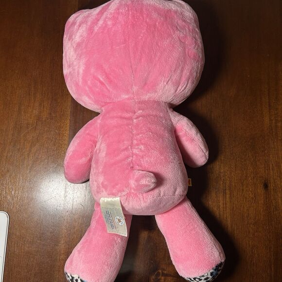 Build-A-Bear Hello Kitty Pink Plush 18” Winking Face Sanrio 2012 Leopard Feet - Picture 7 of 8
